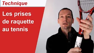 Les prises de raquette au tennis, comment tenir sa raquette au tennis