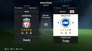 Premier League Liverpool VS Brighton & Hove Albion