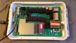 Kenwood KAT-1 Automatic Antenna Tuner In Work