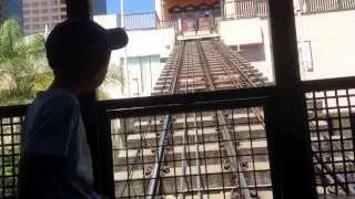 First Time Riding Angels Flight in Downtown LA!