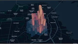 Creating 3D maps using leafmap and keplergl on Google Colab