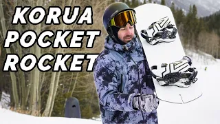 Korua Pocket Rocket Snowboard Review | 129cm Experimental Shape