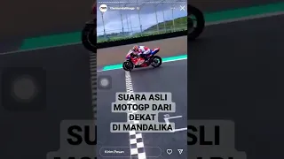 G1L4!!! SUARA ASLI MOTOGP Dari Dekat SIRKUIT MANDALIKA #shorts #motogp #mandalika #wsbk