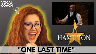 Christopher Jackson "One Last Time" HAMILTON I Vocal Coach Reacts!