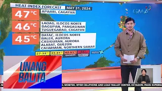 Mahigit 40 lugar sa bansa, posibleng tamaan ng danger level na heat index ngayong... | Unang Balita