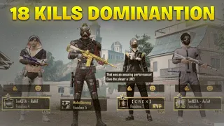 18 kill domination in prectice scrims | bgmi competitive gameplay | Aggressive gameplay in t2 lobby