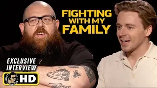 Nick Frost and Jack Lowden Interview for Fighting With My Family