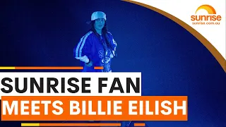 Sunrise winner meets Billie Eilish