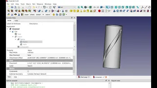 081 FreeCAD 0 20 making a cam groove