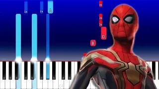 Spiderman No Way Home - Peter Parker Picked a Perilously Precarious Profession  (Piano Tutorial)