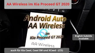 AA Wireless (Android Auto Wireless) in the Kia Proceed GT 2020