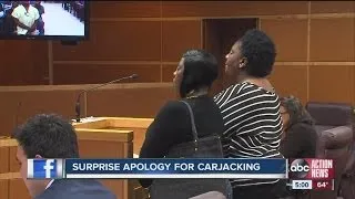 Suspected carjackers' family apologize for crime