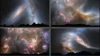 Andromède et les GIGANTESQUES collisions de galaxie