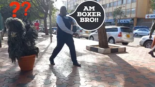 BUSHMAN PRANK GOES WRONG #bushman #prank