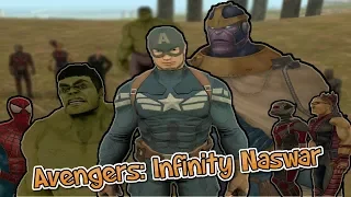 Avengers: Infinity Naswar In Pakistan || Ft. ComicsByMajid as Thanos