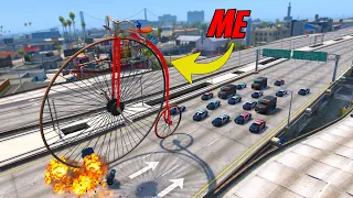 Magic Giant Bicycle In GTA 5 RP!