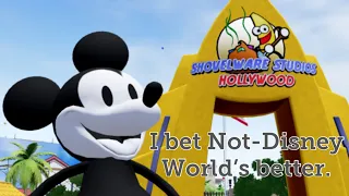 Mickey visits Shovelware Studios Hollywood. (A Roblox skit)