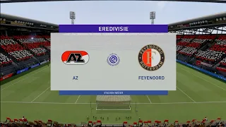FIFA 22-PS4/ Eredivisie/ 24° Rodada/ AZ x Feyenoord