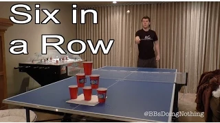 Greatest Beer Pong Trick Shot You'll Ever See | BBsDoingNothing