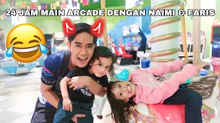 24 JAM MAIN ARCADE DENGAN FATIN & FARIS 😂