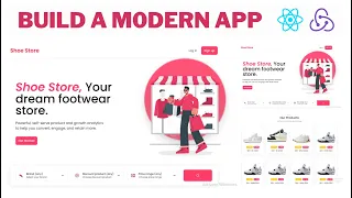 Ecommerce Web Shop - Build & Deploy a Modern Shoe Store | React.js, Redux Toolkit, Node, & Tailwind