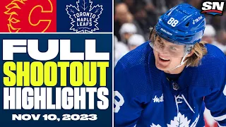 Calgary Flames at Toronto Maple Leafs | FULL Shootout Highlights - November 10, 2023
