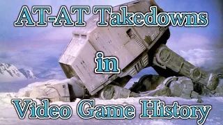 Evolution of AT AT Walker Takedowns in Star Wars Video Games (1982-2020) with Sound