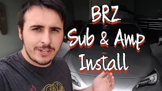How To Install Sub & Amp In Stock BRZ/FRS/86
