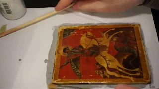 Реставрация иконы Святого Великомученика Георгия Победоносца