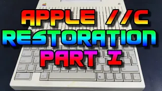 Apple IIc repair and restoration - Part I