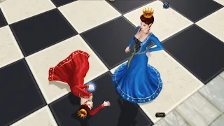 4k Battle Chess Game of Kings:Blue Queen VS  Red  Queen  Amazing battle