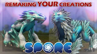 #01 Remaking YOUR Creations! | SPORE Creations Reborn