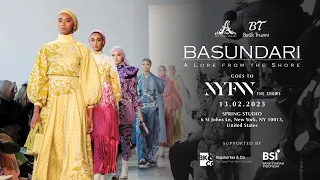 Ayu Dyah Andari x BT Batik Trusmi for NYFW 2023 Fashion Show - BASUNDARI: A LORE FROM THE SHORES