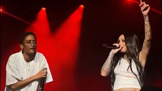 Kehlani performing "get me started" with Syd for the first time