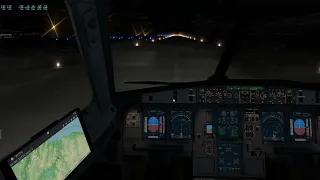 посадка airbus a321 в Мурманске | Xplane 11