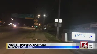 Some in Raleigh surprised by military exercise