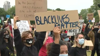 Protesters in London's Hyde Park call for justice for George Floyd | AFP