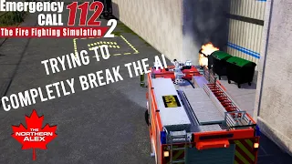 ~ Emergency Call 112   The Firefighting Simulator 2 ~ How badly can I break the AI ~