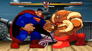 OVERDOSE SUPERMAN vs JUGGERNAUT - High Level Awesome Fight!