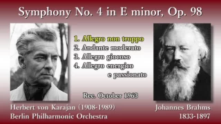 Brahms: Symphony No. 4, Karajan & BPO (1963) ブラームス 交響曲第4番 カラヤン