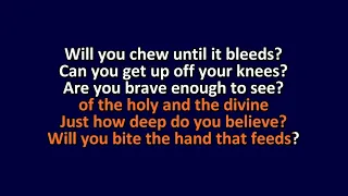 Nine Inch Nails - The Hand That Feeds - Karaoke Instrumental Lyrics - ObsKure