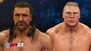 WWE 2K23 - Triple H Vs Brock Lesnar FULL GAMEPLAY (PS5)