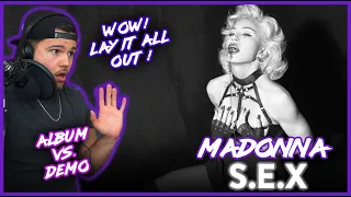 Madonna Reaction S.E.X (Album vs. Demo) I LOST MY PANTS! | Dereck Reacts