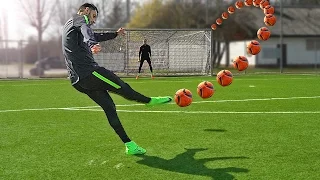 ULTIMATE FREE KICK CHALLENGE vs BUNDESLIGA PRO KEEPER & STRIKER