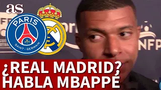 MBAPPÉ responde a una PREGUNTA sobre el REAL MADRID y su FUTURO | PARÍS | PSG | AS