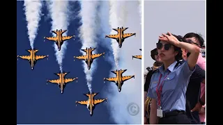 The Spectacular Black Eagles Aerobatic Display Team South Korea  T-50 Golden Eagle RIAT 2022