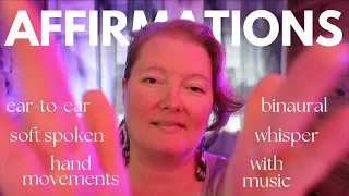 Rest ASMR for self-care Ear-to-Ear Soft Spoken Positive Affirmations Personal Attention  #adhd #asmr