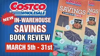 COSTCO NEW IN-WAREHOUSE SAVINGS SALE BOOK REVIEW for MARCH 2024! 🛒