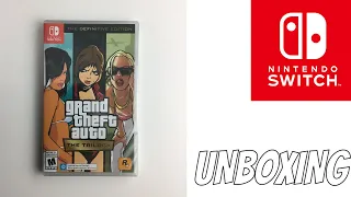 GRAND THEFT AUTO THE TRILOGY THE DEFINITIVE EDITION NINTENDO SWITCH GAME UNBOXING