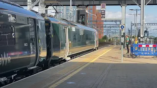 GWR Class 800 008 departing Reading